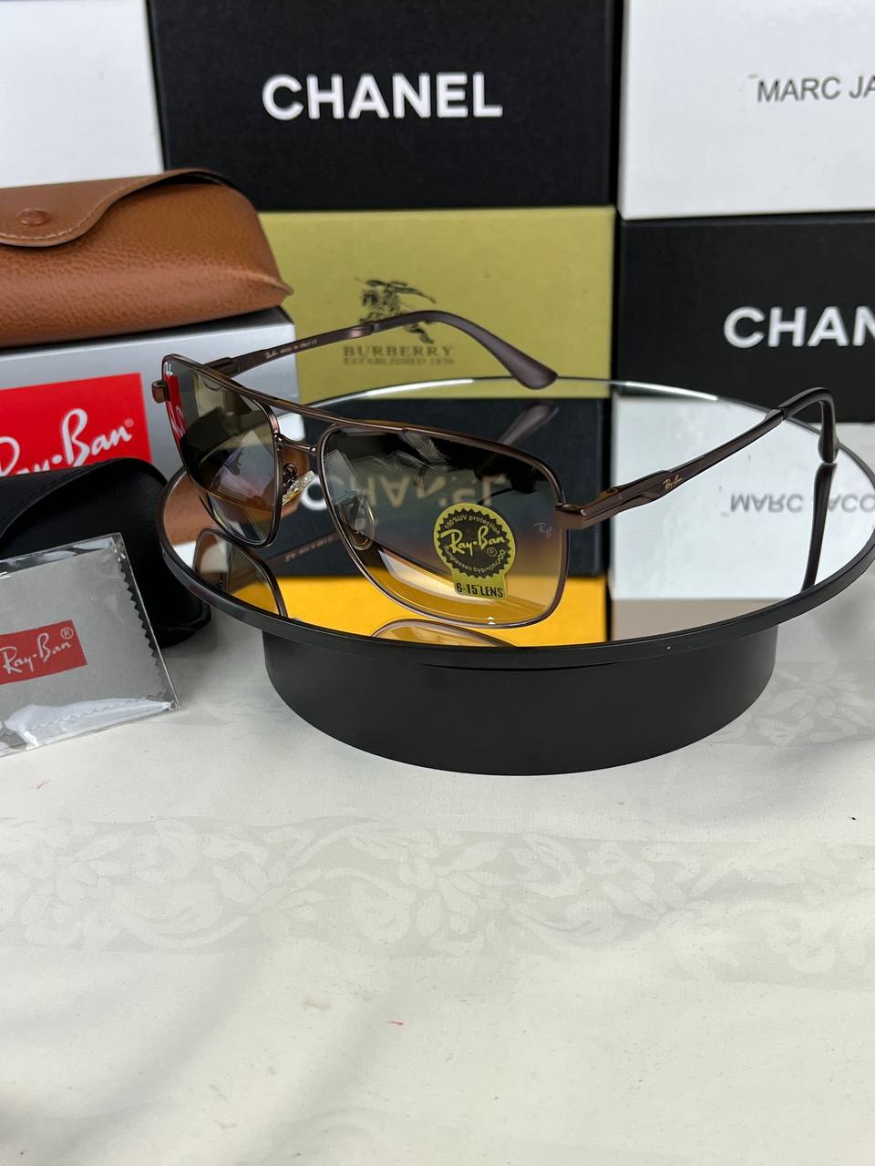 Lunette rayban en verre traiter