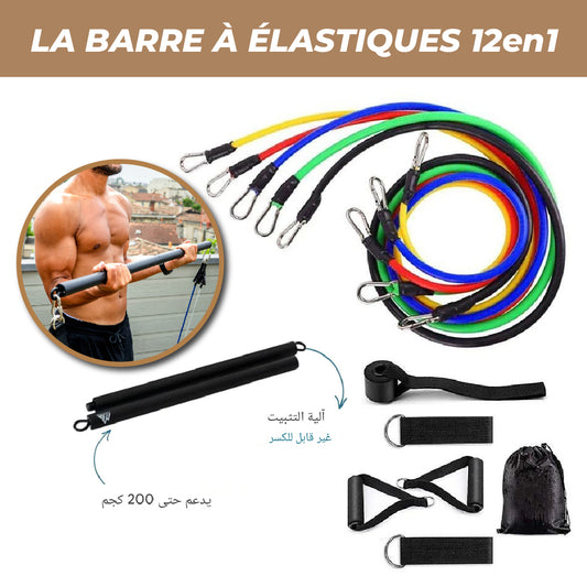 LA BARRE À ÉLASTIQUES 12en1